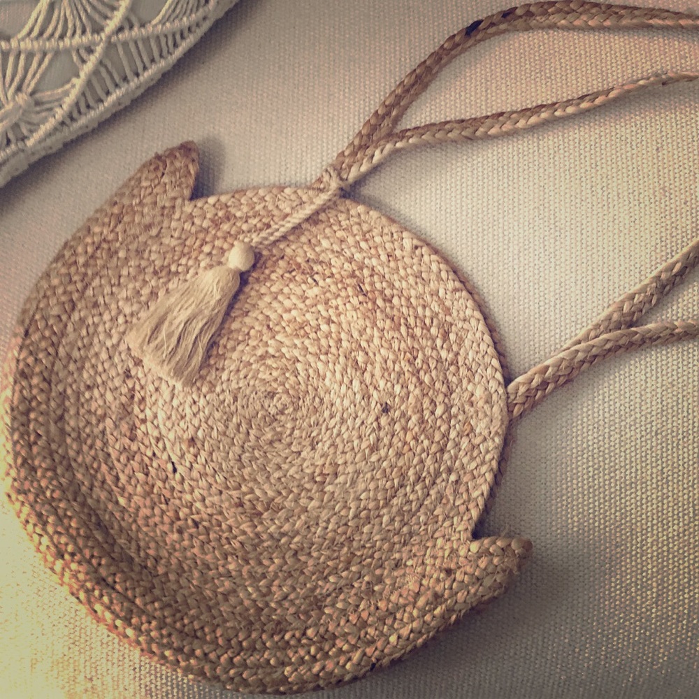 Boho Braided Jute Purse